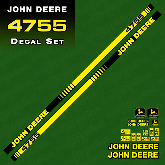 John Deere 4755 Tractor Decal (Sticker) Set replacement decal set