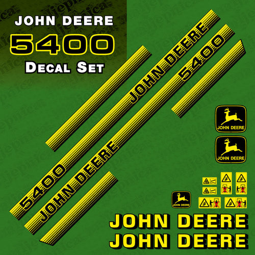 John Deere 5400 tractor decal aufkleber adesivo sticker set replacement decal set