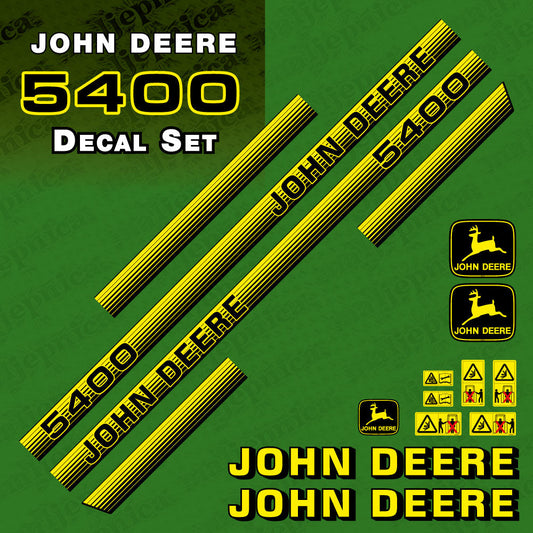 John Deere 5400 tractor decal aufkleber adesivo sticker set replacement decal set