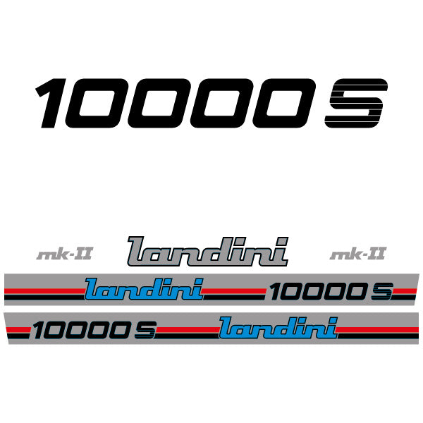 Landini 10000 S tractor decal aufkleber adesivo sticker set replacement decal set