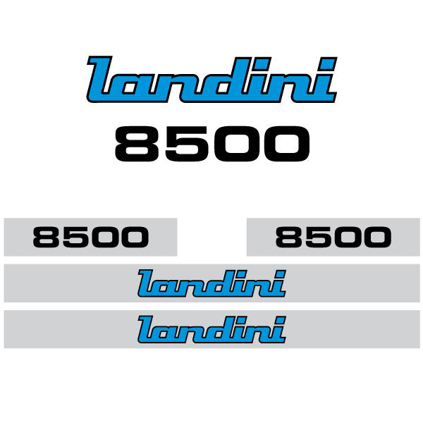 Landini 8500 tractor decal aufkleber adesivo sticker set replacement decal set