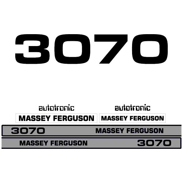 Massey Ferguson 3070 decal aufkleber adesivo sticker set replacement decal set