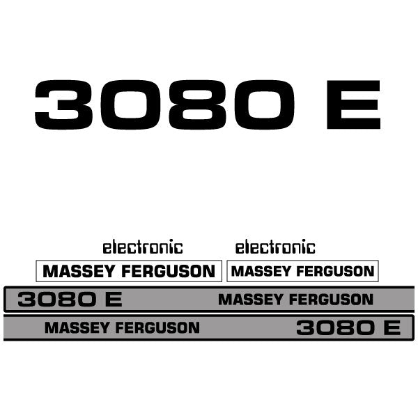 Massey Ferguson 3080 E decal aufkleber adesivo sticker set replacement decal set