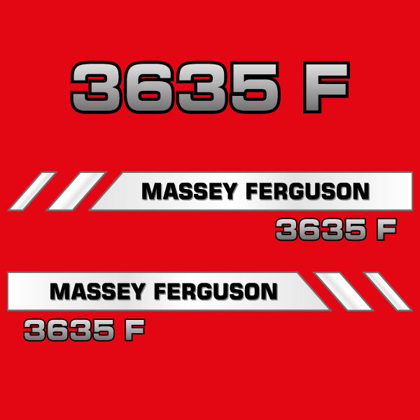 Massey Ferguson 3635 F decal aufkleber adesivo sticker set replacement decal set