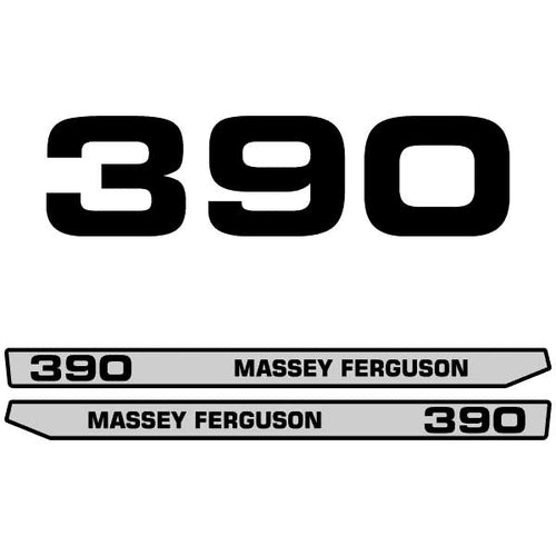 Massey Ferguson 390 decal aufkleber adesivo sticker set replacement decal set