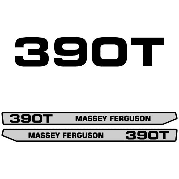 Massey Ferguson 390T decal aufkleber adesivo sticker set replacement decal set