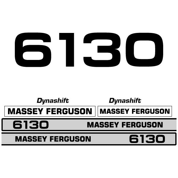 Massey Ferguson 6130 decal aufkleber adesivo sticker set replacement decal set