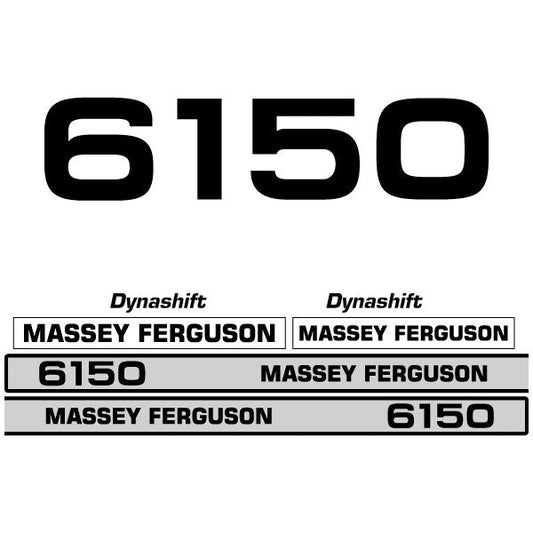 Massey Ferguson 6150 decal aufkleber adesivo sticker set replacement decal set