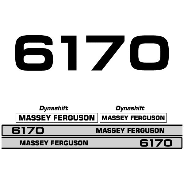Massey Ferguson 6170 decal aufkleber adesivo sticker set replacement decal set