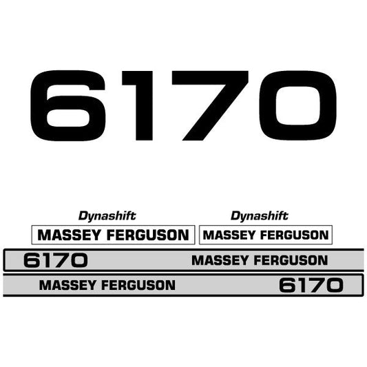Massey Ferguson 6170 decal aufkleber adesivo sticker set replacement decal set