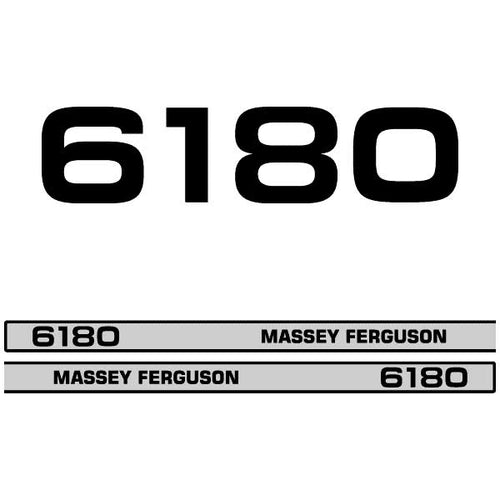 Massey Ferguson 6180 decal aufkleber adesivo sticker set replacement decal set