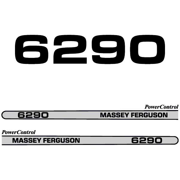 Massey Ferguson 6290 decal aufkleber adesivo sticker set replacement decal set