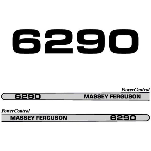 Massey Ferguson 6290 decal aufkleber adesivo sticker set replacement decal set
