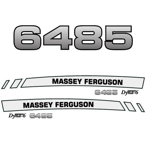 Massey Ferguson 6485 (2008-2012) decal aufkleber adesivo sticker set replacement decal set