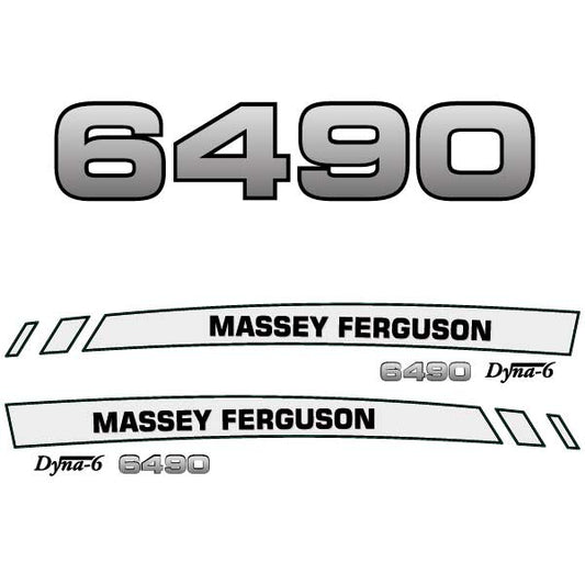 Massey Ferguson 6490 (2008-2012) decal aufkleber adesivo sticker set replacement decal set