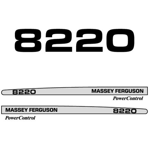 Massey Ferguson 8220 decal aufkleber adesivo sticker set replacement decal set