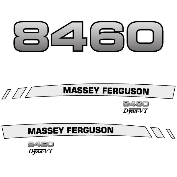 Massey Ferguson 8460 decal aufkleber adesivo sticker set replacement decal set