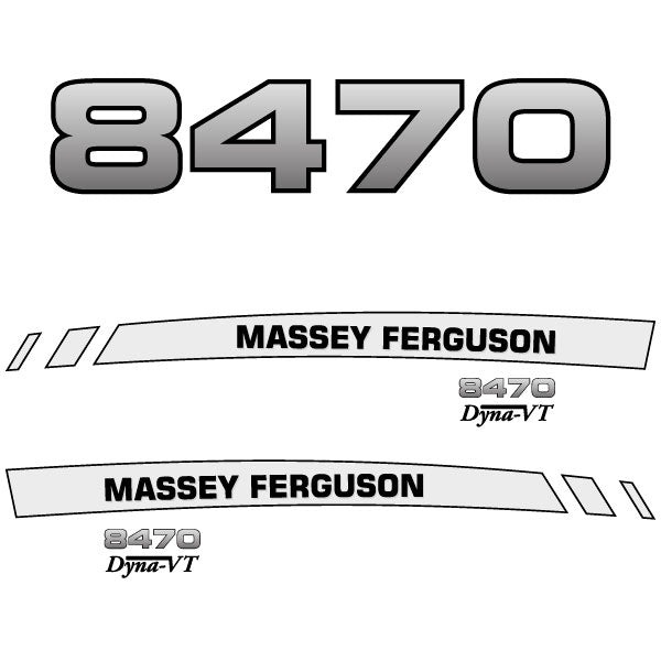 Massey Ferguson 8470 decal aufkleber adesivo sticker set replacement decal set