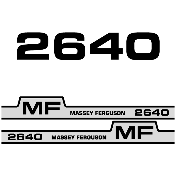 Massey Ferguson 2640 decal aufkleber adesivo sticker set replacement decal set