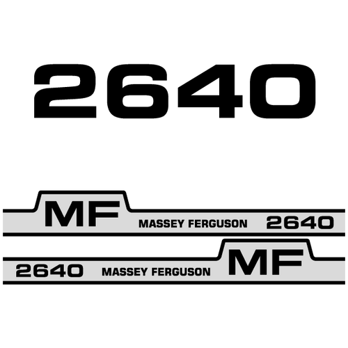Massey Ferguson 2640 decal aufkleber adesivo sticker set replacement decal set