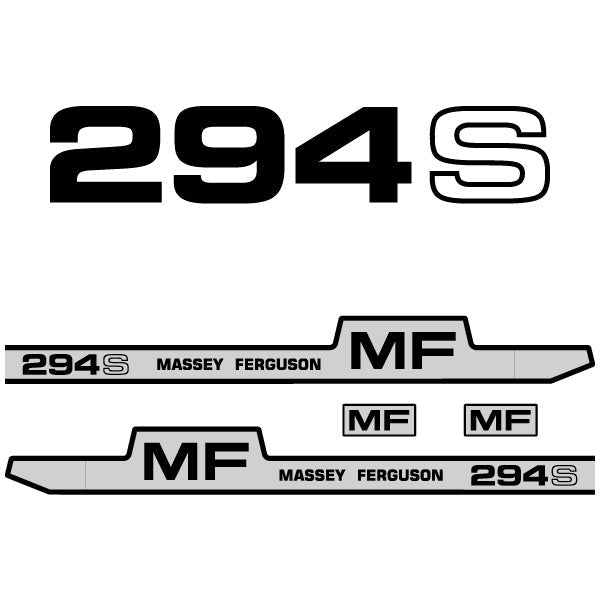 Massey Ferguson 294 S decal aufkleber adesivo sticker set replacement decal set