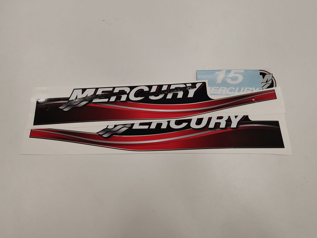 Mercury 15 (2005-2007) Outboard Decal (Sticker / Aufkleber) Set