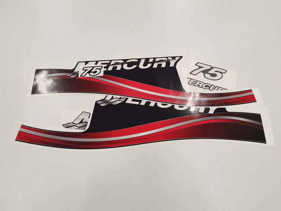 Mercury 75 Two Stroke (2005) Outboard Decal / Aufkleber / Adesivo/ Sticker Set