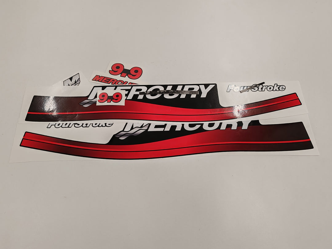 Mercury 9.9 Four Stroke outboard (1999-2004) decal aufkleber adesivo sticker set