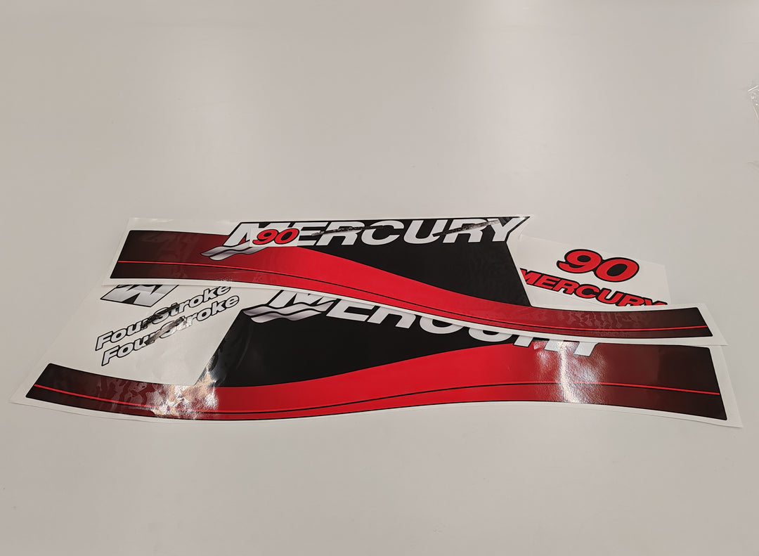 Mercury 90 Four Stroke 1999-2004 outboard decal sticker set