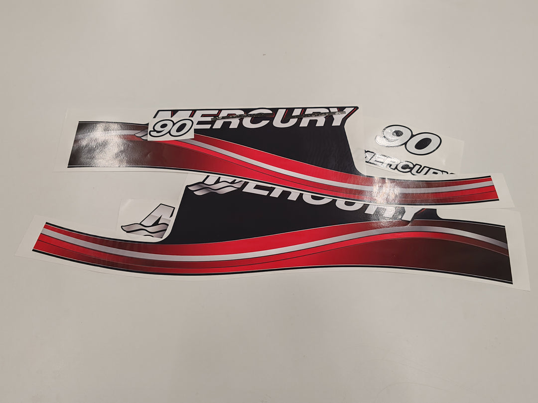 Mercury 90 Two Stroke (2005) Outboard Decal / Aufkleber / Adesivo/ Sticker Set