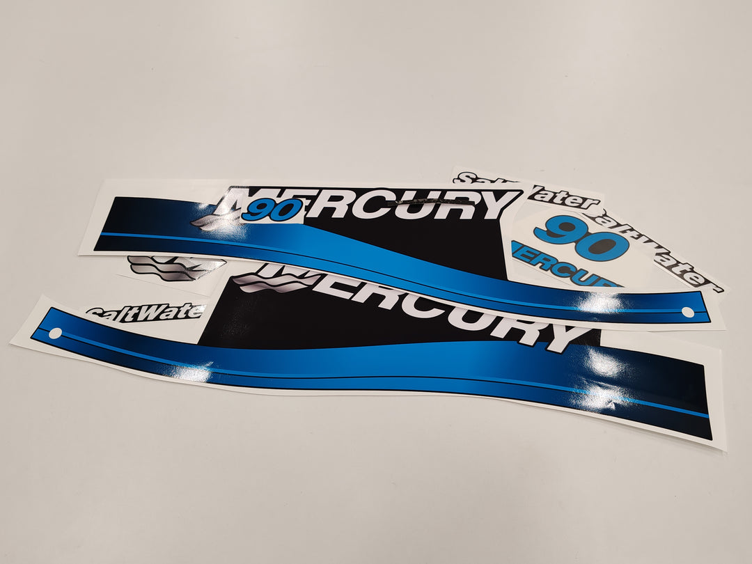 Mercury 90 TS 1999-2004 outboard decal sticker set