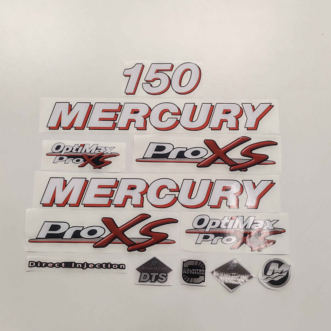 Mercury 200 ProXS OptiMax 2006-2012 Direct Injection Aftermarket Replacement Outboard Decal Sticker Set
