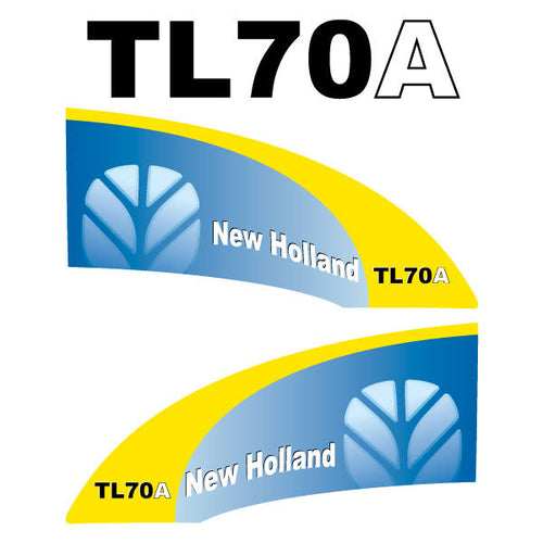New Holland TL70A tractor decal aufkleber adesivo sticker set replacement decal set