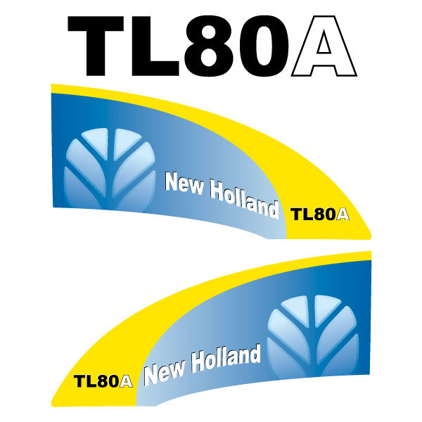 New Holland TL80A tractor decal aufkleber adesivo sticker set replacement decal set