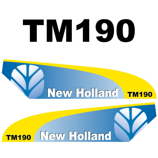 New Holland TM190 tractor decal aufkleber adesivo sticker set replacement decal set