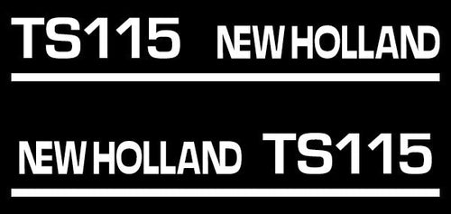 New Holland TS115 tractor decal aufkleber adesivo sticker set replacement decal set