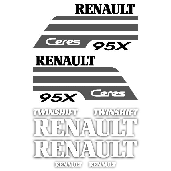 Renault 95X Ceres tractor decal aufkleber adesivo sticker set replacement decal set