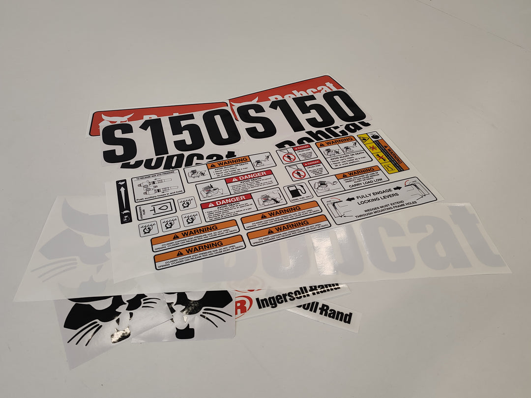 S150 Bobcat Loader Aftermarket Decal  Aufkleber  Adesivo  Sticker  Replacement Set