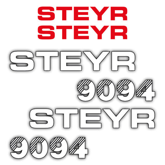 Steyr 9094 (1993) decal aufkleber adesivo sticker set replacement decal set