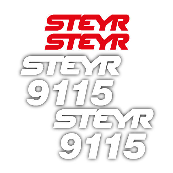 Steyr 9115 (1999) decal aufkleber adesivo sticker set replacement decal set