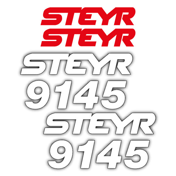 Steyr 9145 (1999) decal aufkleber adesivo sticker set replacement decal set