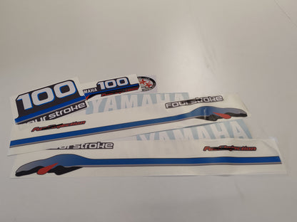 Yamaha 100 Four Stroke (2000) Outboard Decal Sticker Set