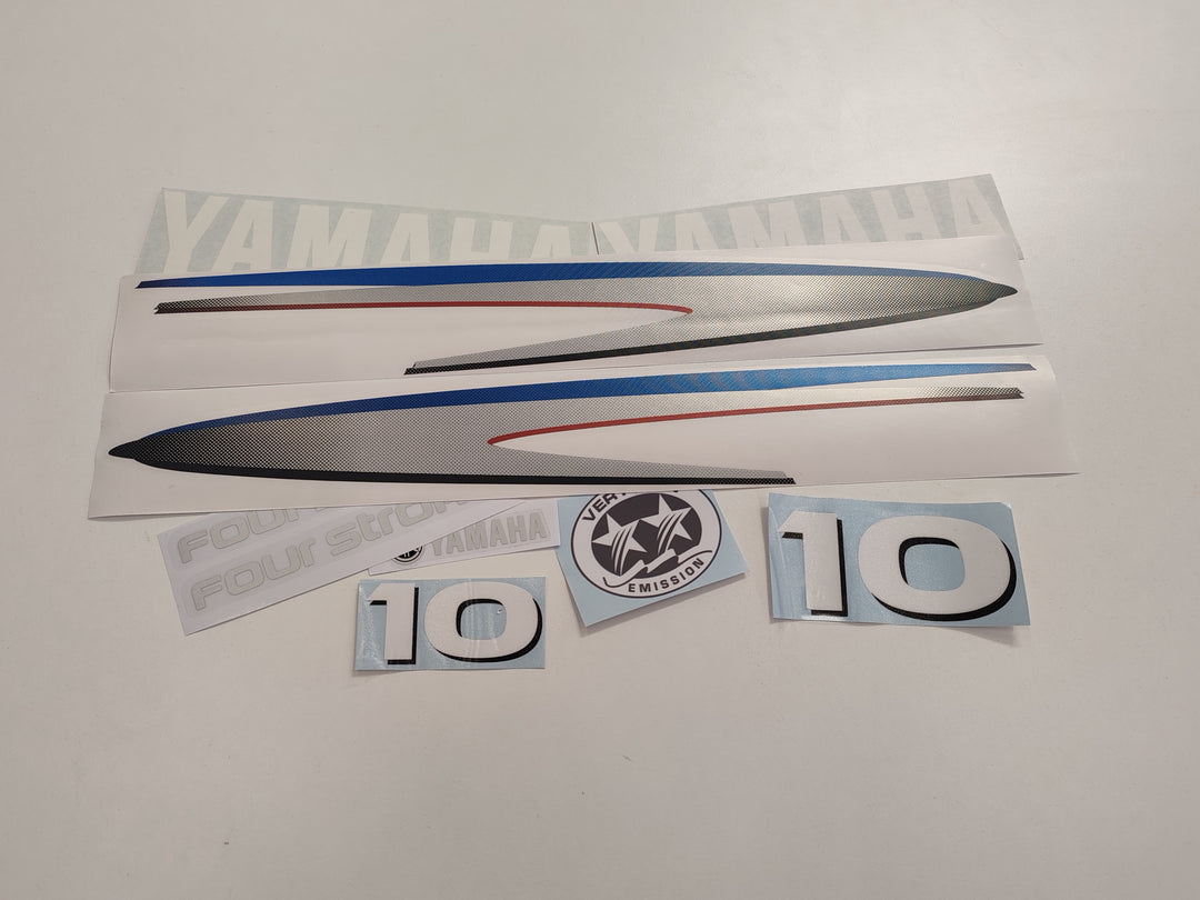 Yamaha 10 (2002-2006) Outboard Decal Sticker Set