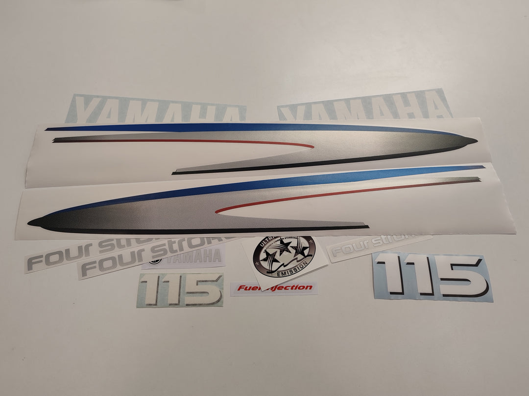 Yamaha 115 Four Stroke (2002-2006) Outboard Decal Sticker Set