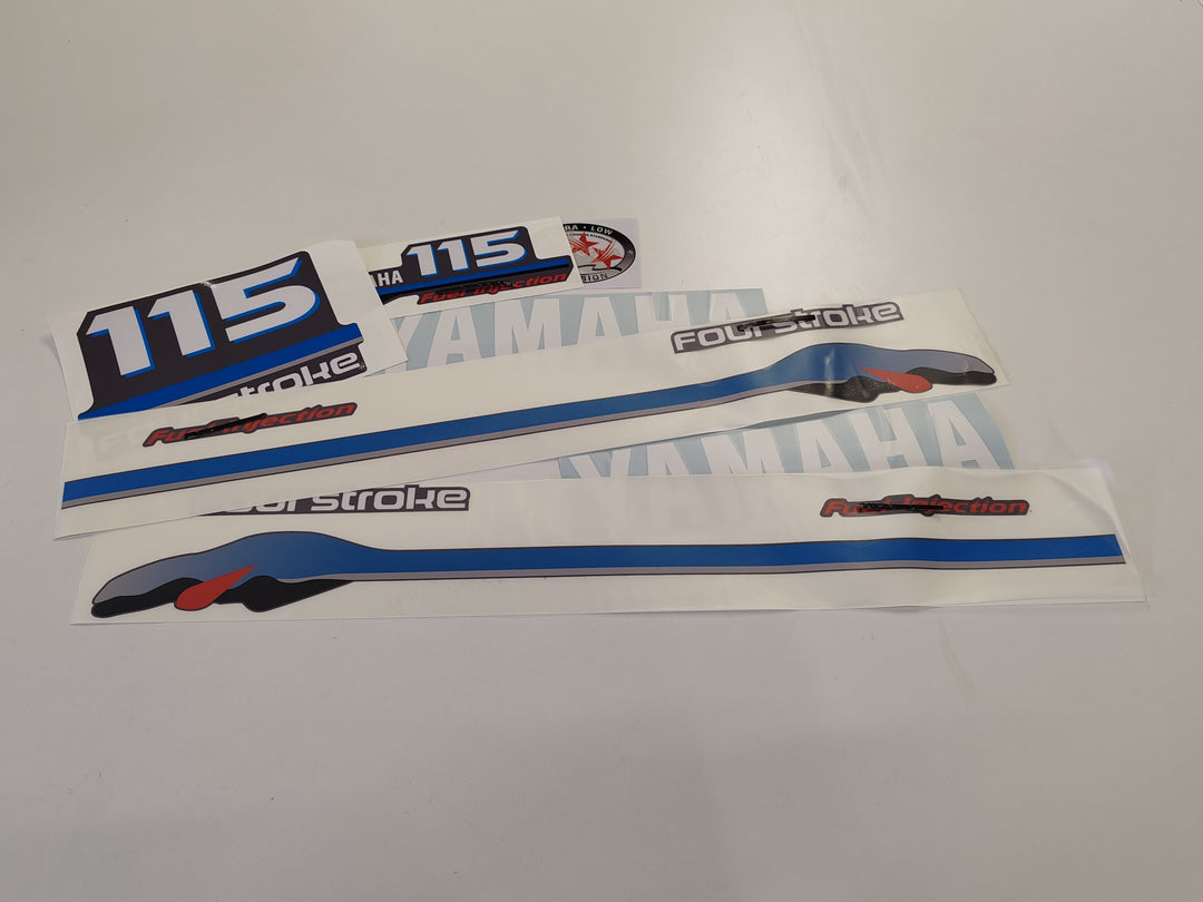 Yamaha 115 Four Stroke (2000) Outboard Decal Sticker Set