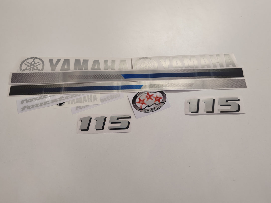 Yamaha 115 four stroke outboard (2013) decal aufkleber addesivo sticker set