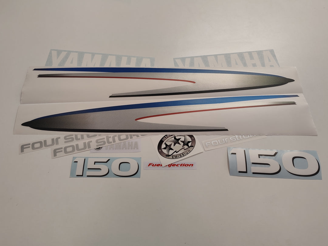 Yamaha 150 Four Stroke (2002-2006) Outboard Decal Sticker Set