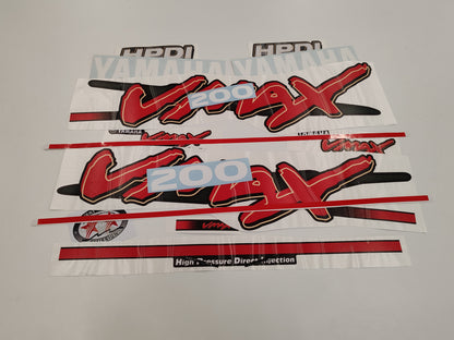 Yamaha VMAX 200 / 225 / 250 Outboard Decal Sticker Set