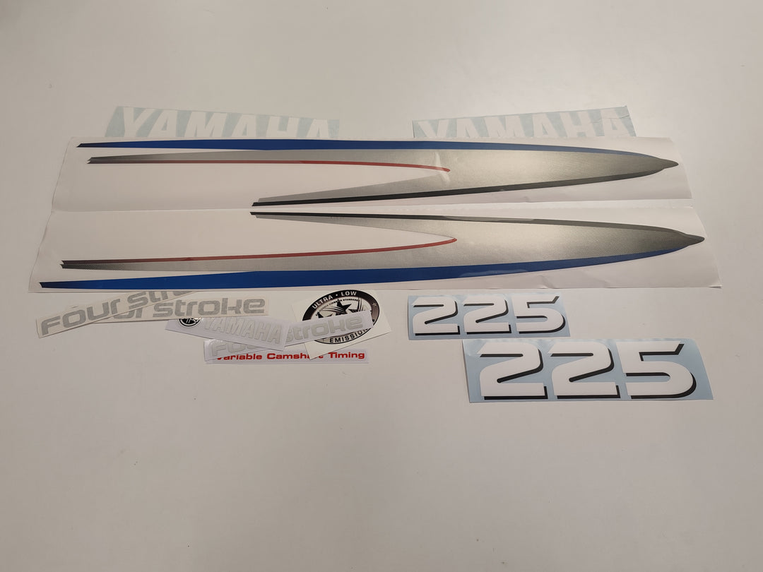 Yamaha 225 Four Stroke (2002-2006) Outboard Decal Sticker Set