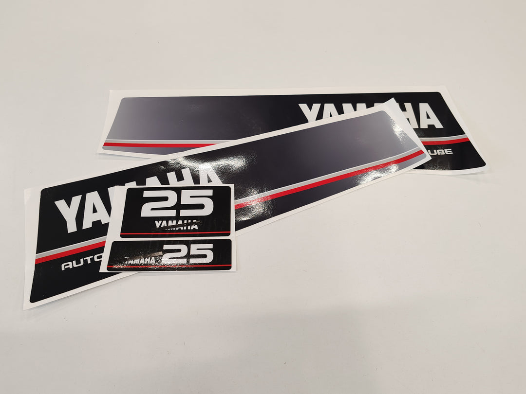 Yamaha 25 - 1991 AUTOLUBE Decal (Sticker) Set